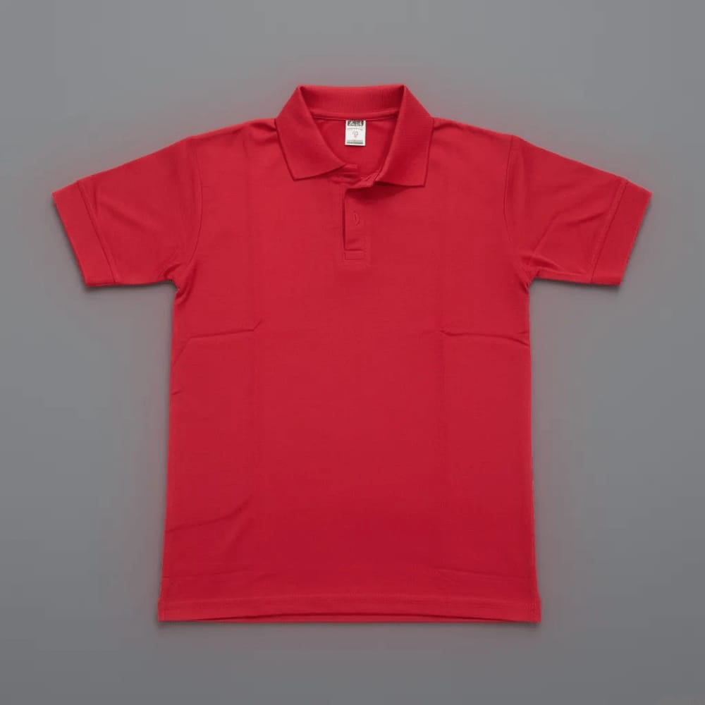 RED COLLAR TSHIRT