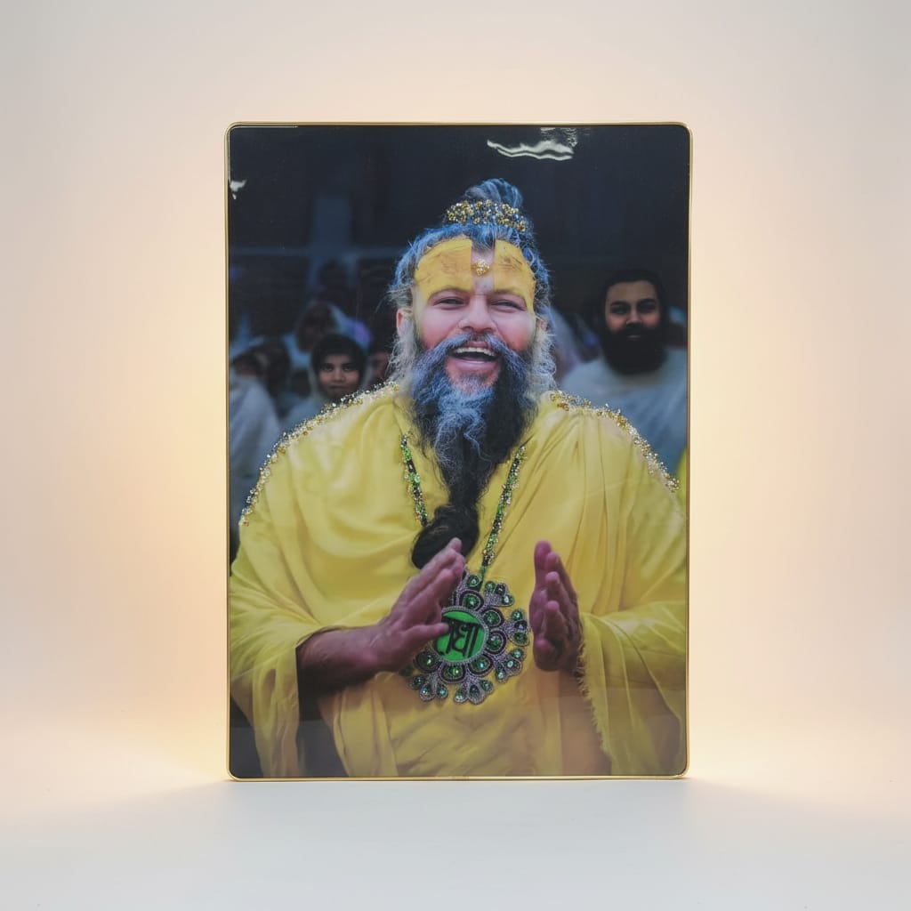 19x27 GOLD PATTI PREMANAND JI
