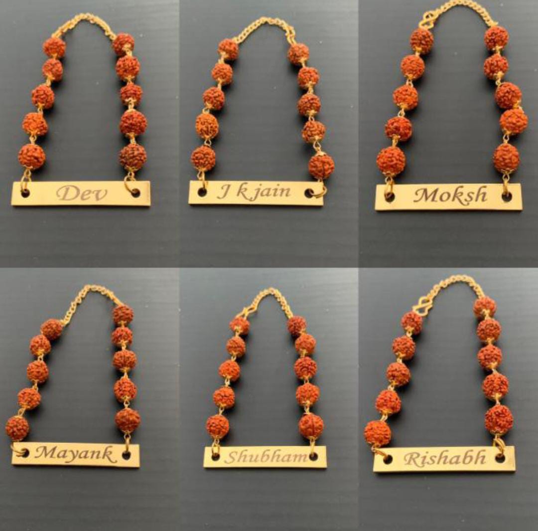 METEL RUDRAKSHA RAKHI