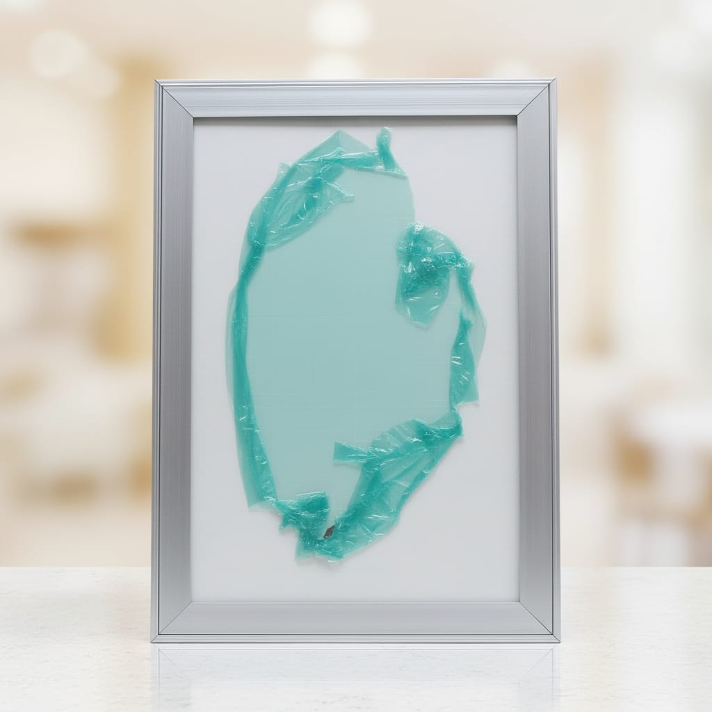 SILVER LED FRAME  12X18