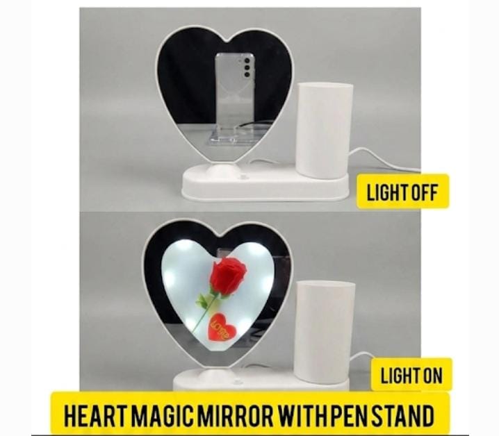 MAGIC MIRROR WITH PEN STAND