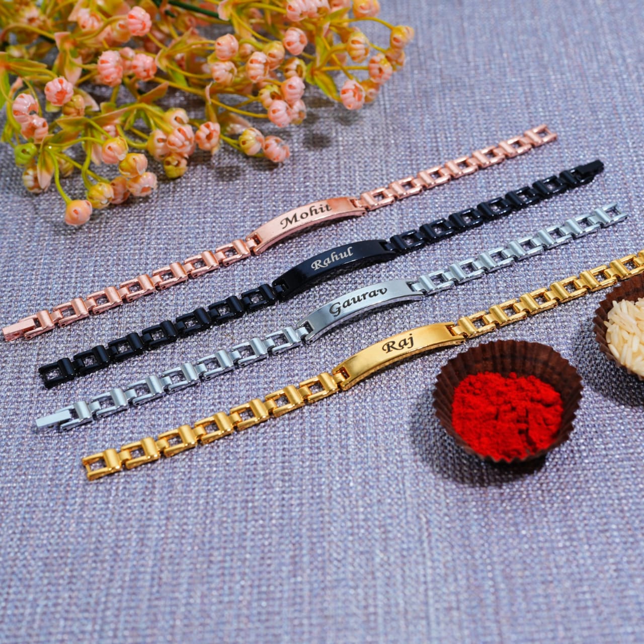 With engraving  RAKHI